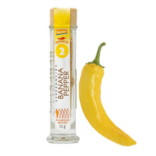 Charger l'image dans la galerie, piment en poudre Banana Pepper dans un tube en verre, piment très léger pour assaisonner vos desserts et légumes